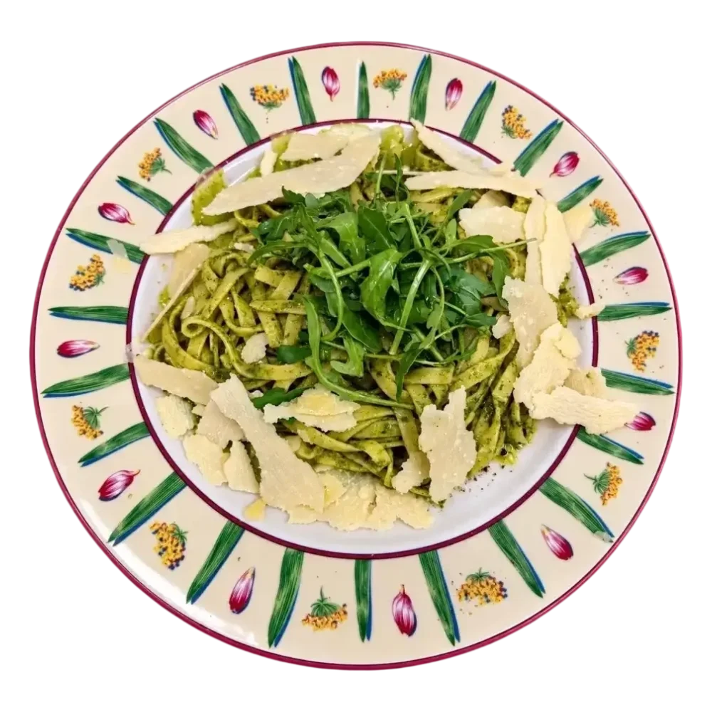 Tagliatelli au pesto